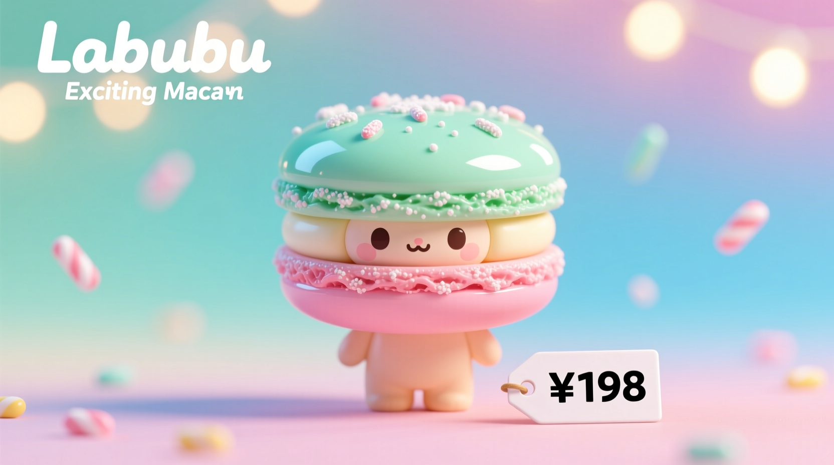 how much is a labubu exciting macaron