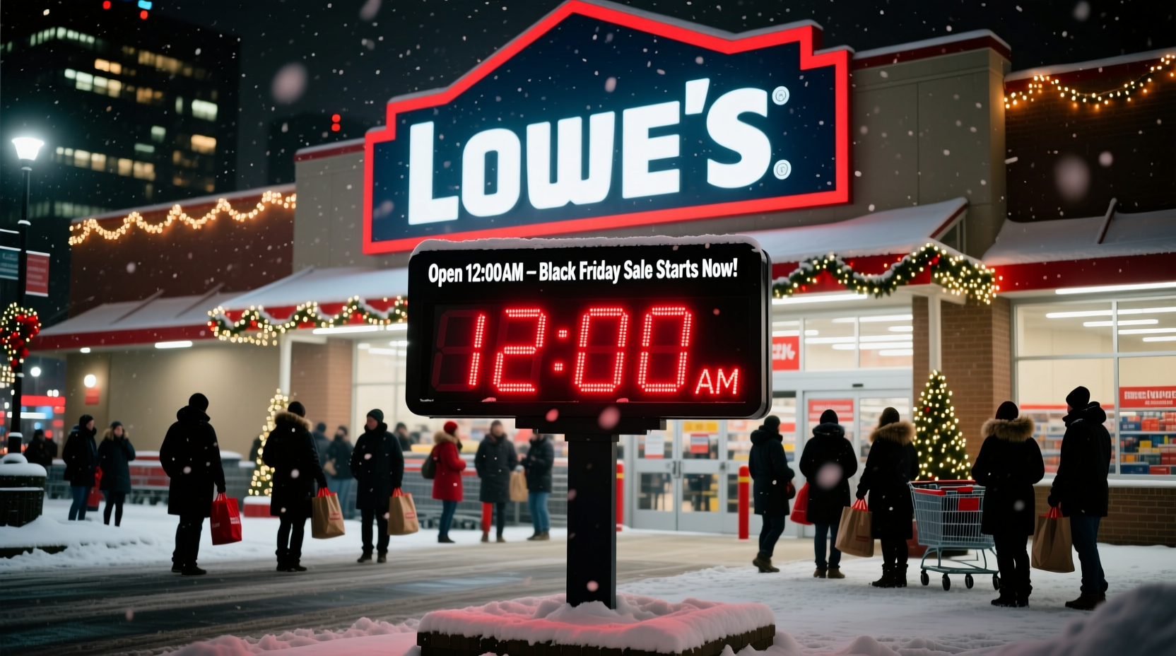 what time is lowes opening on black friday