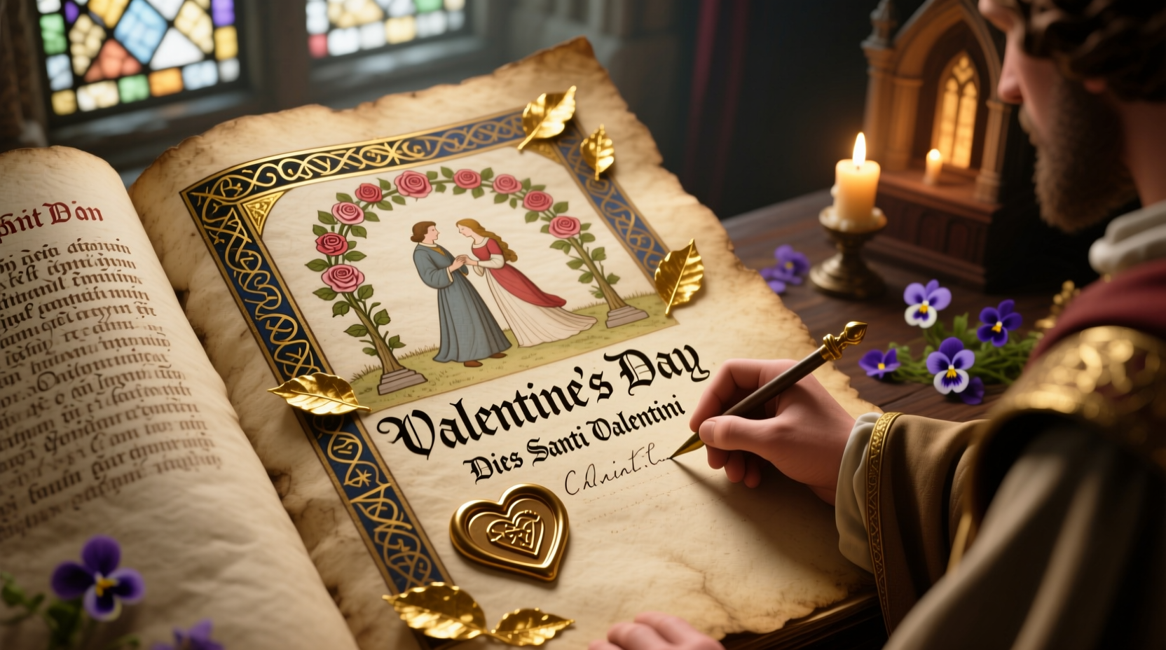 where was the first observance of valentines day