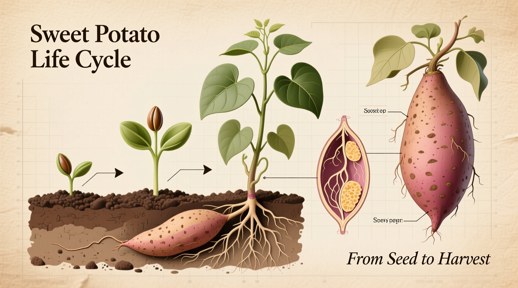 How Sweet Potatoes Grow: Complete Growth Cycle Explained