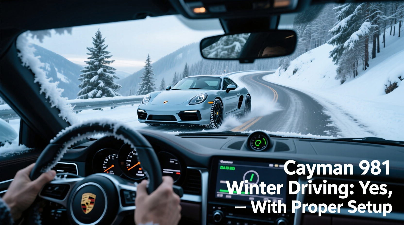 cayman 981 winter driving