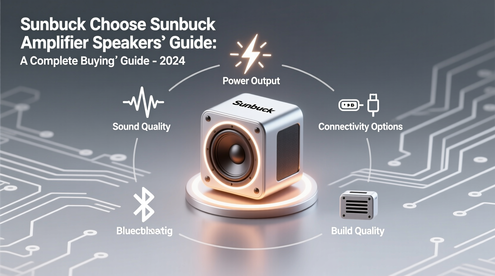 sunbuck amplifier speakers