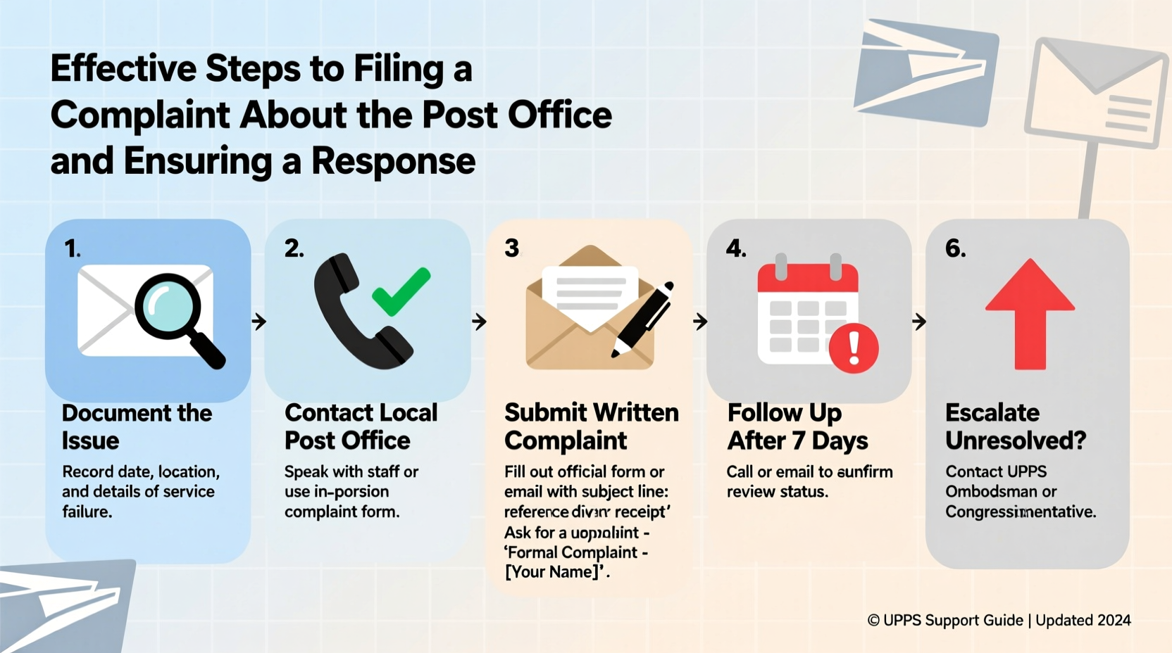 effective steps to filing a complaint about the post office and ensuring a response