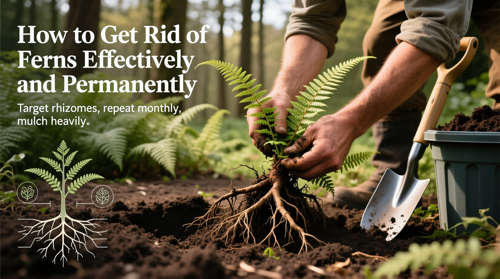 how to get rid of ferns