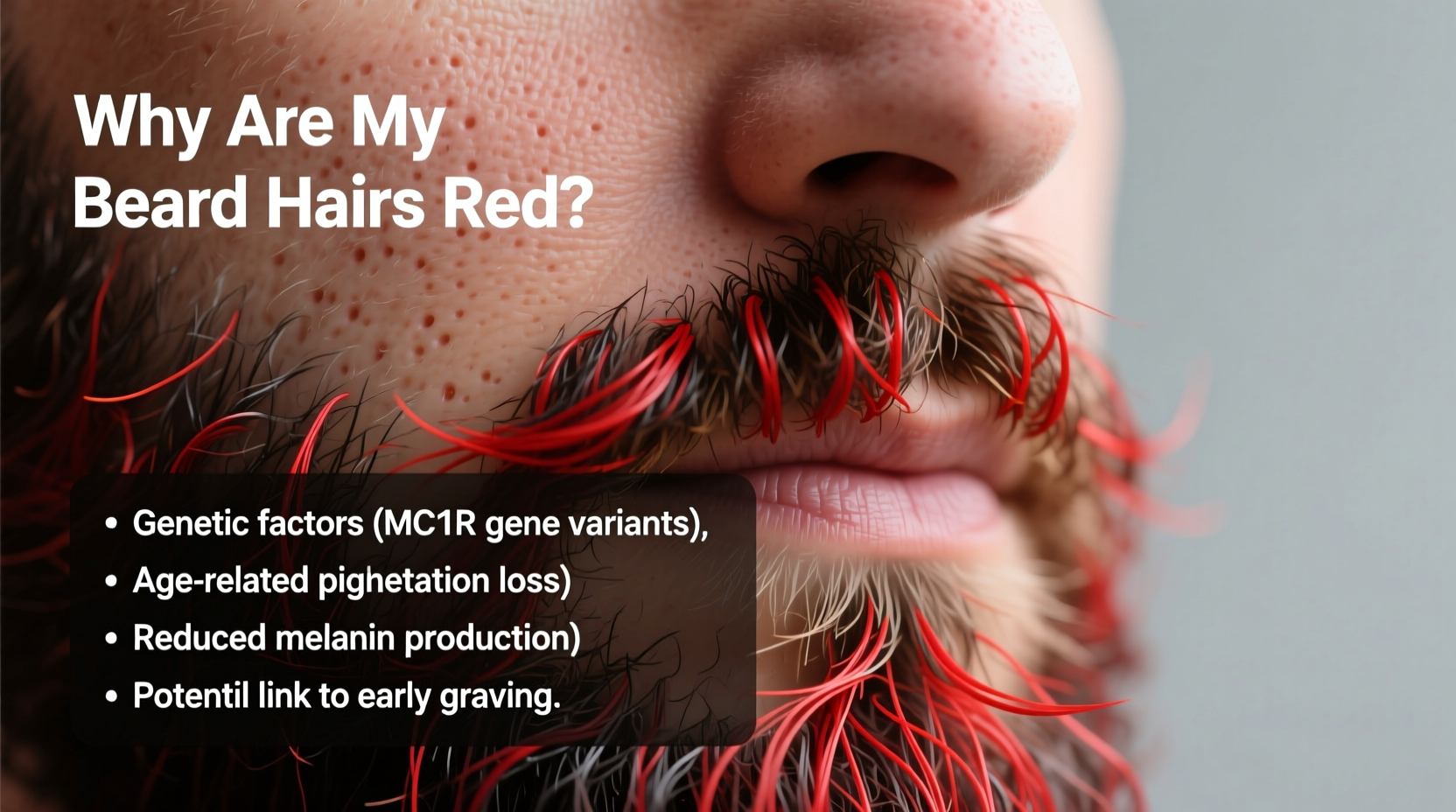 why are my beard hairs red causes what you should know