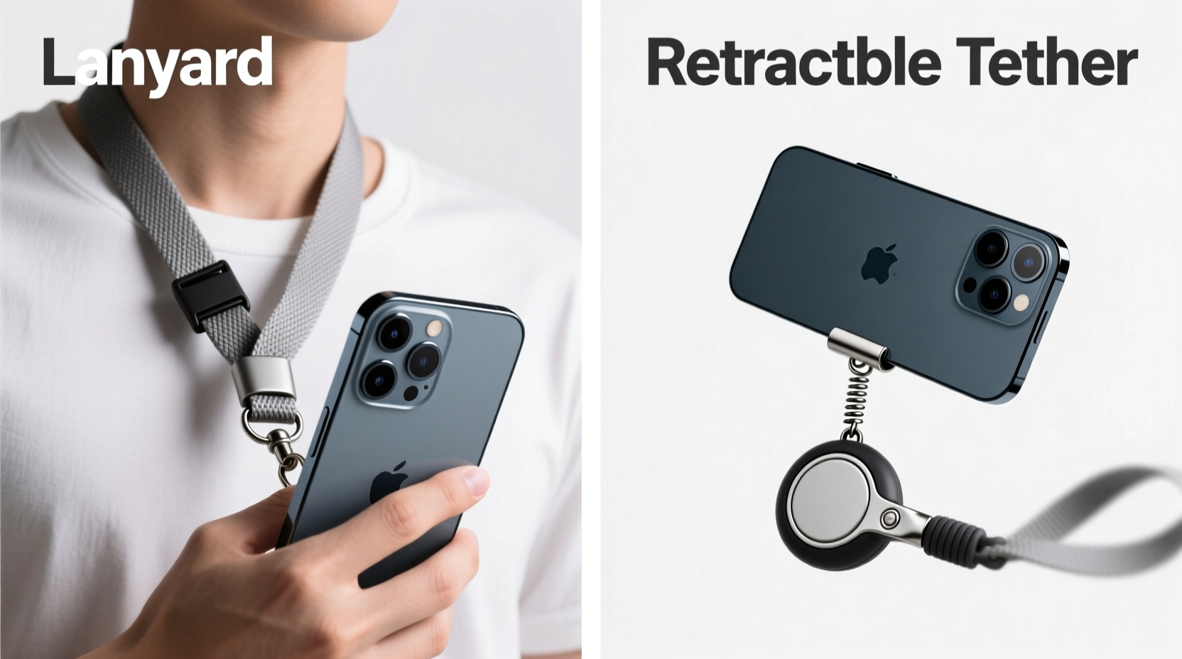 Phone Lanyard Vs Retractable Tether Which One Stops You From Dropping Your  Phone