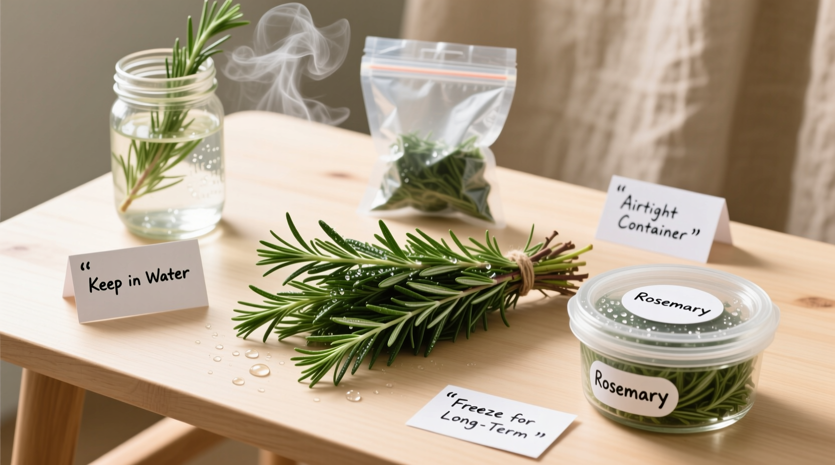 how to keep rosemary herbs fresh