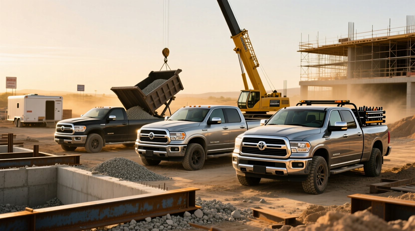 Construction Pickup Trucks Guide: How to Choose the Right One