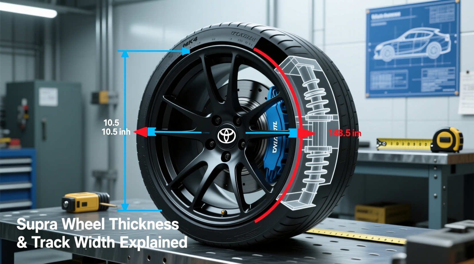 Supra Wheel Thickness & Track Width Explained