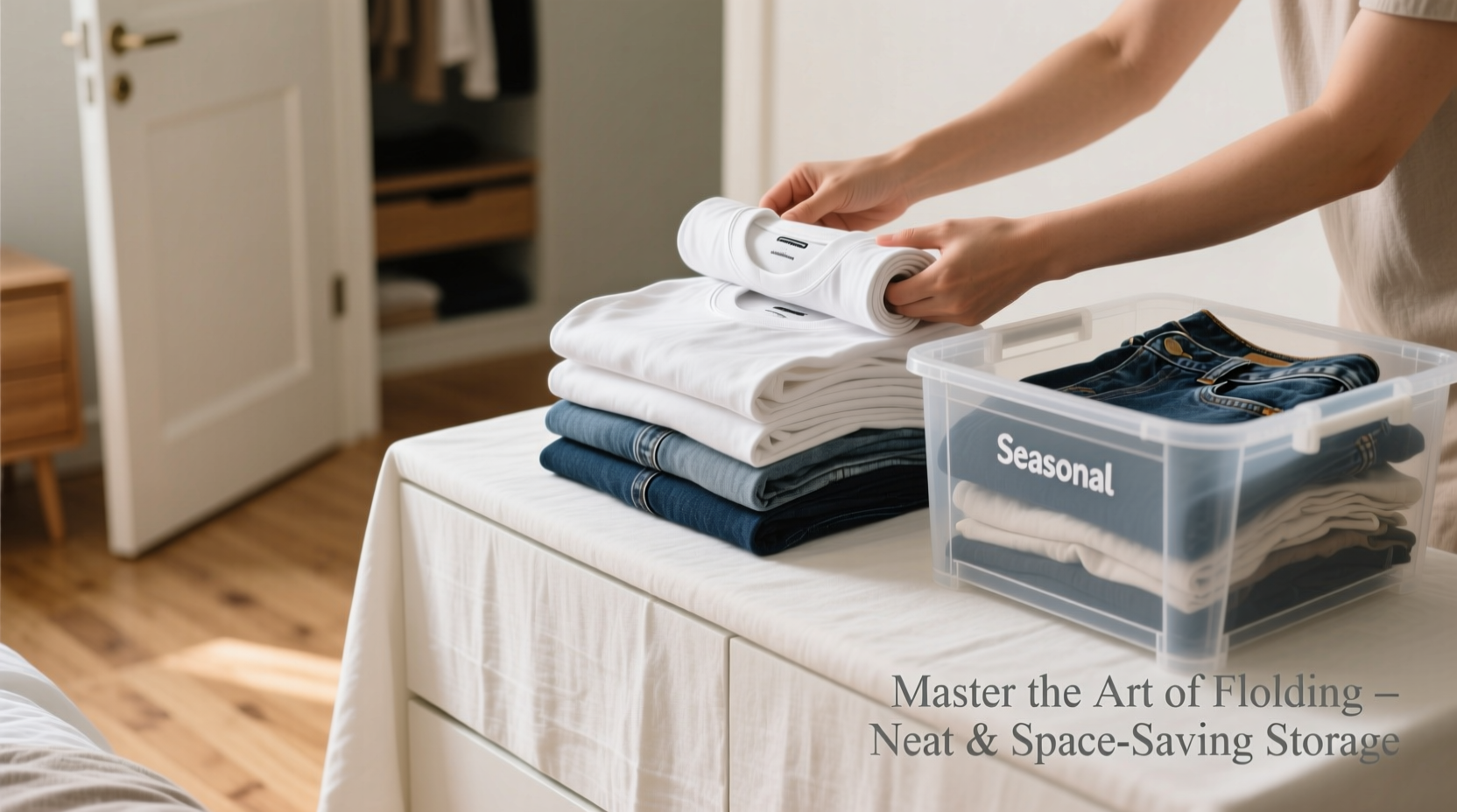 master the art of folding clothing practical tips for neat and space saving storage