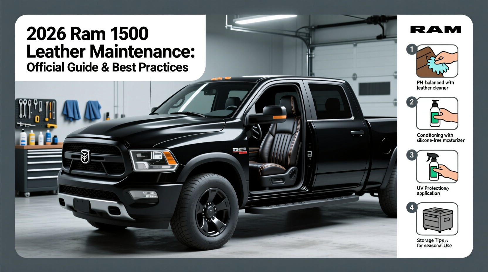 ram 1500 leather maintenance 2026