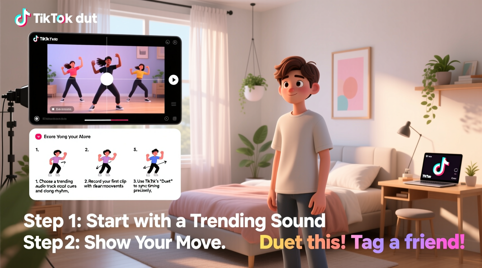 a step by step guide to creating engaging duet videos on tiktok