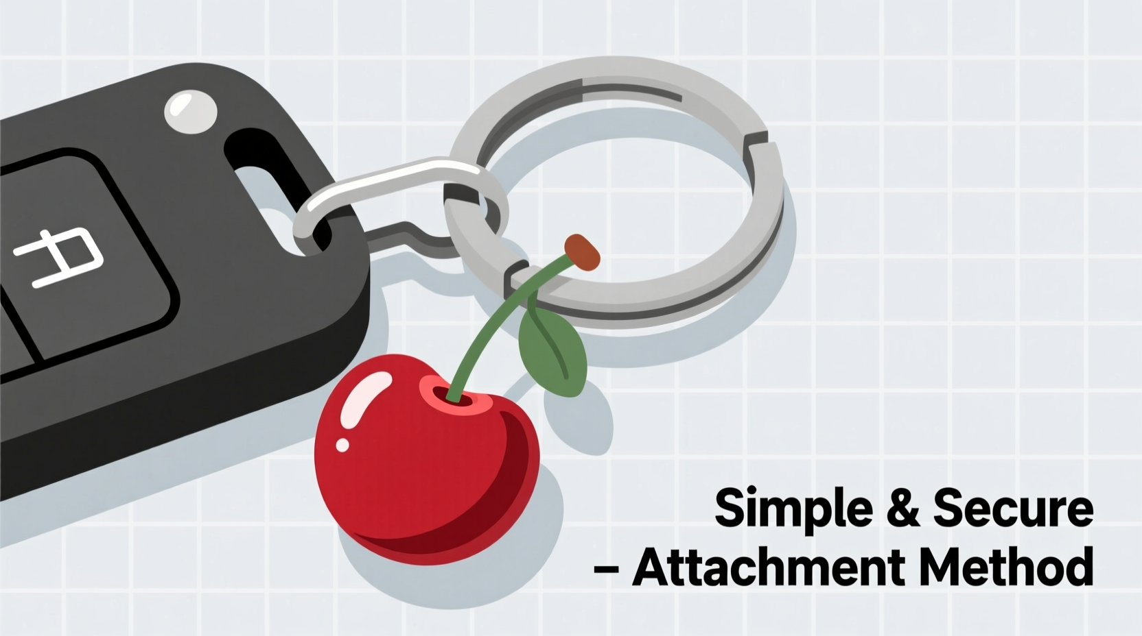 simple and secure methods to attach a cherry keychain to your car keyring