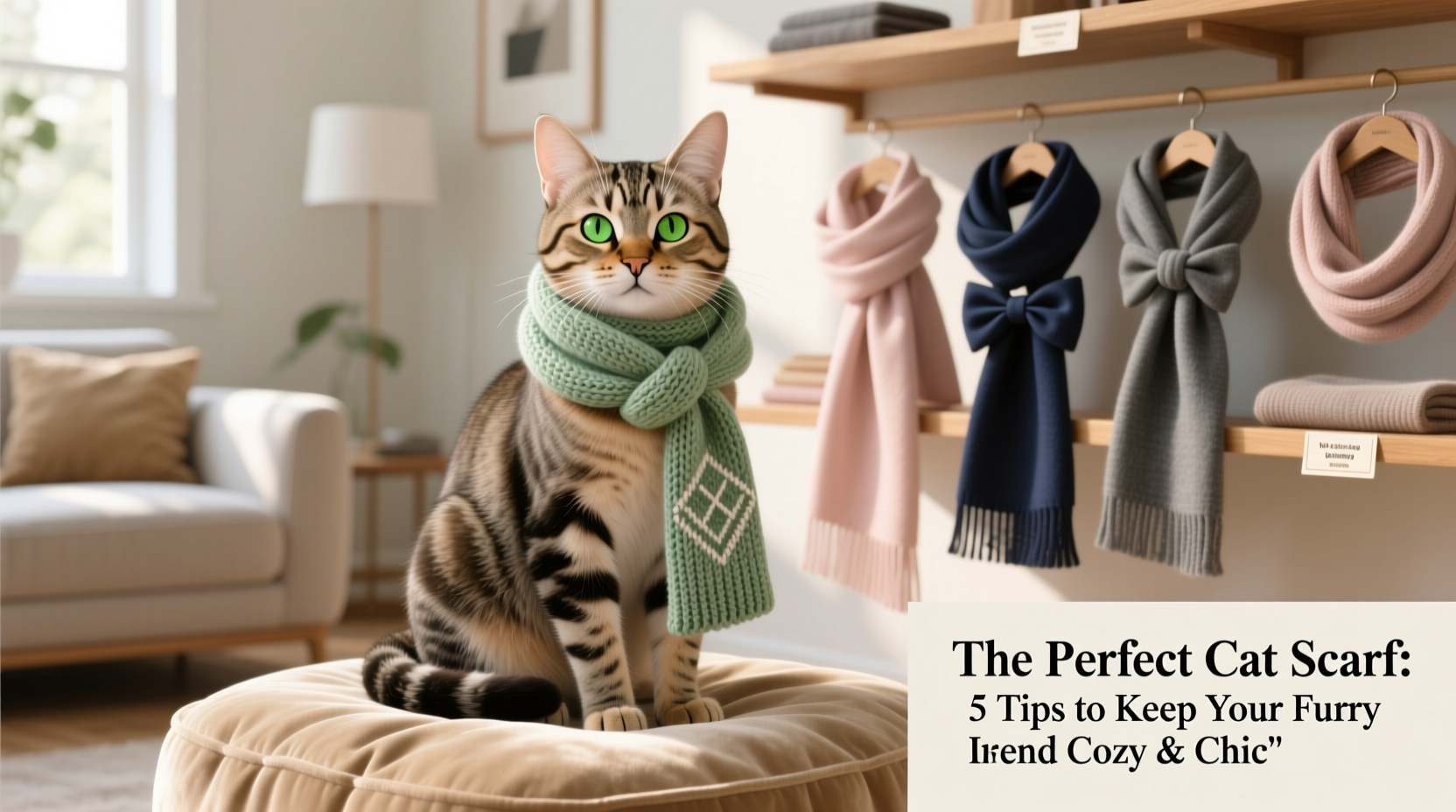 how to choose the perfect cat scarf a practical guide for your feline friend