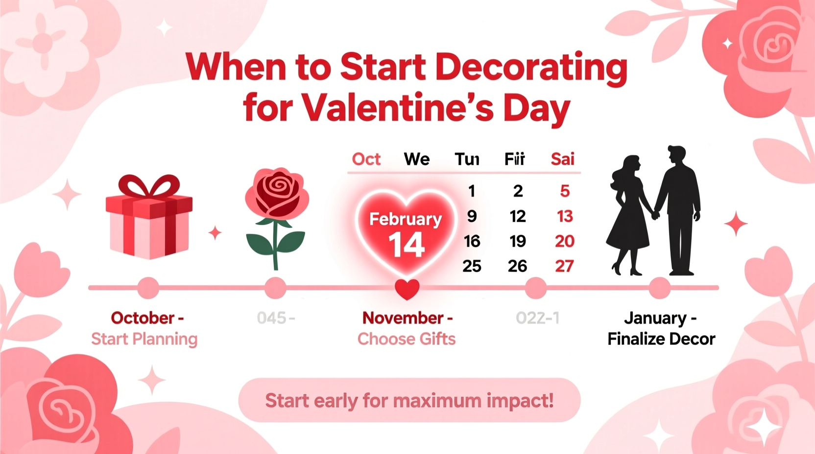 when should you start decorating for valentines day