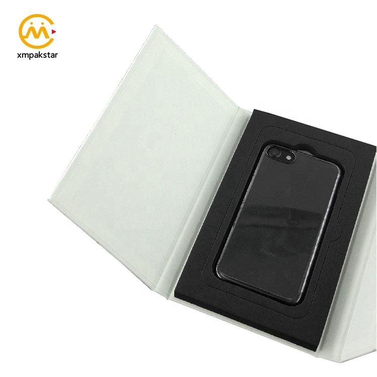 Custom mobile phone case packing credit card packaging envelope gift box box with foam