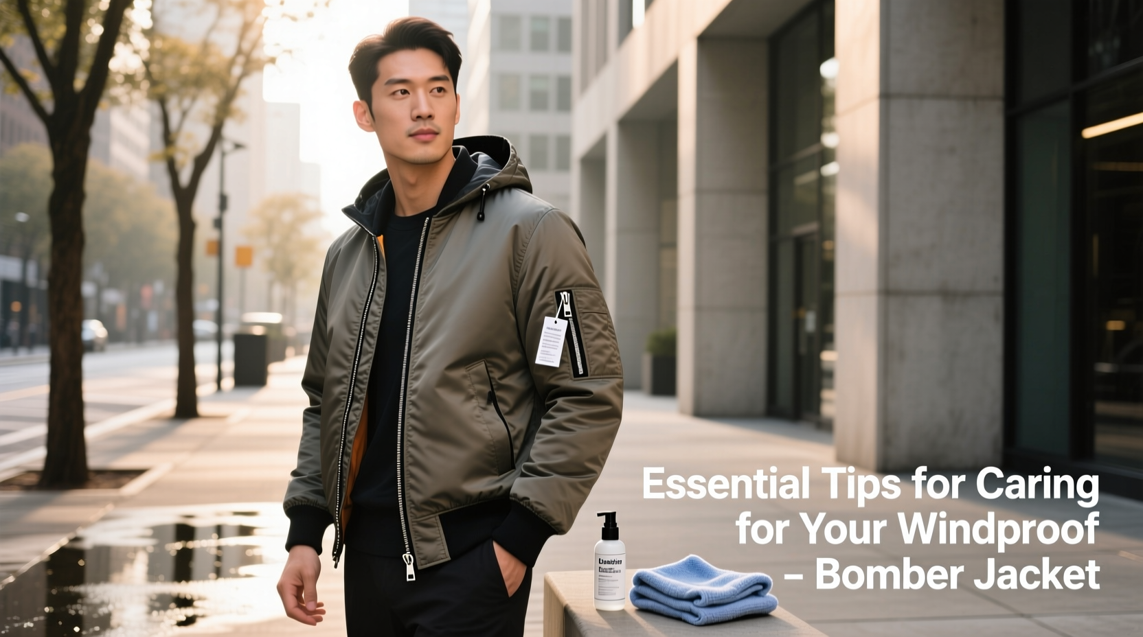 essential tips for maintaining and caring for your windproof mens bomber jacket