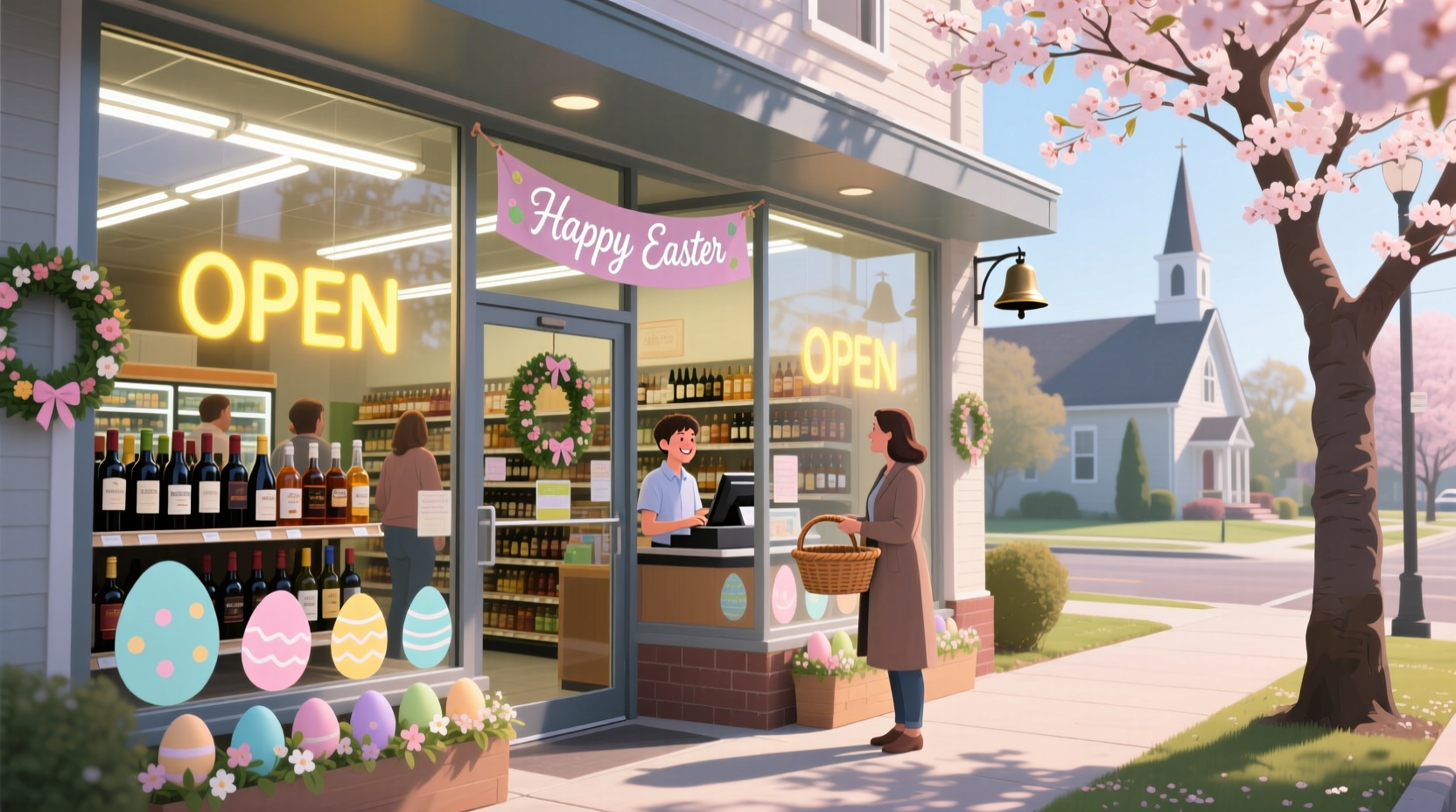 is liquor store open on easter sunday