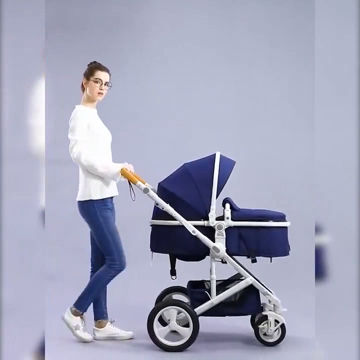 0-3Years Old Cool Style Baby Pram Foldable and Aluminum Alloy Frame Light  New Arrival With Big Basket Baby Stroller