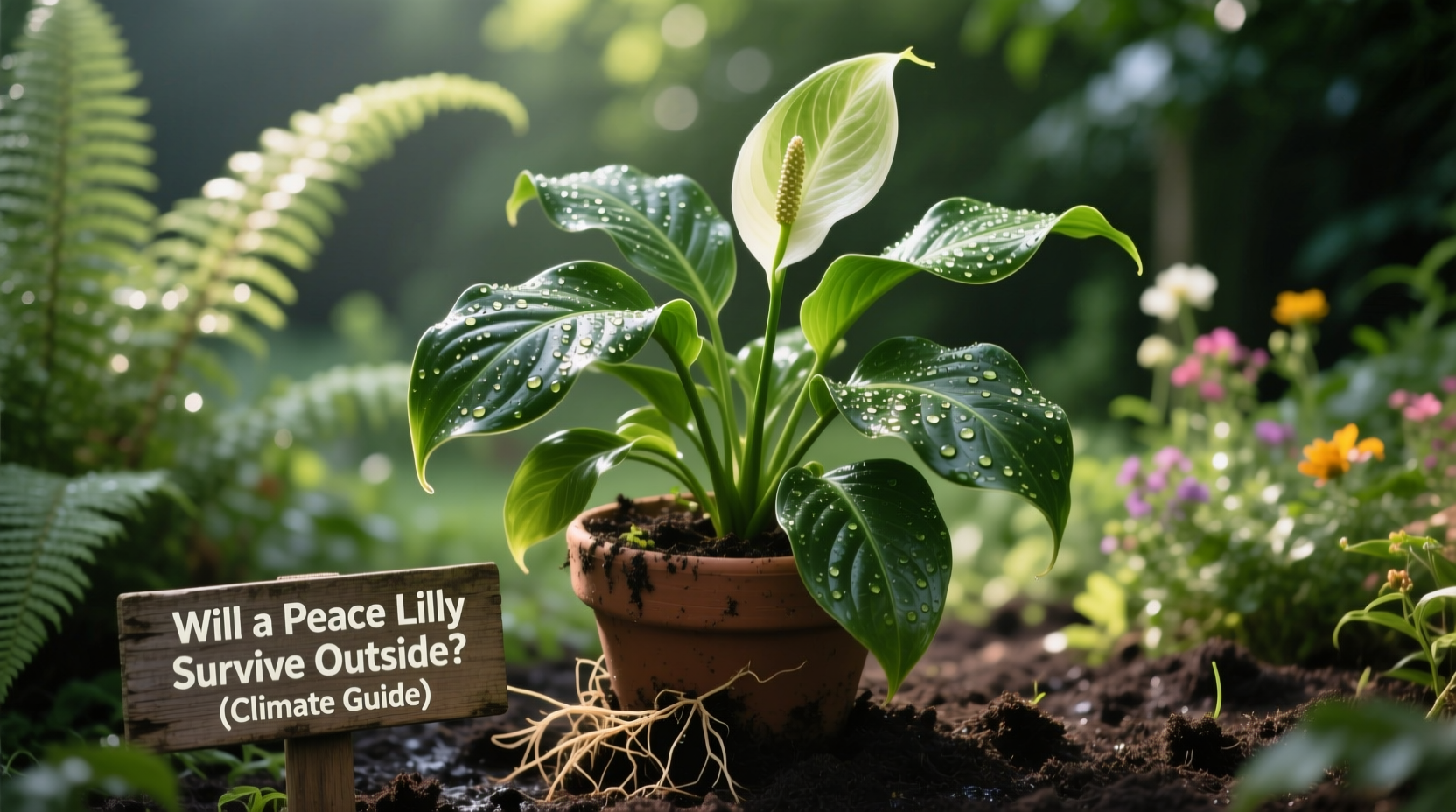 Will a Peace Lily Survive Outside? (Climate Guide)