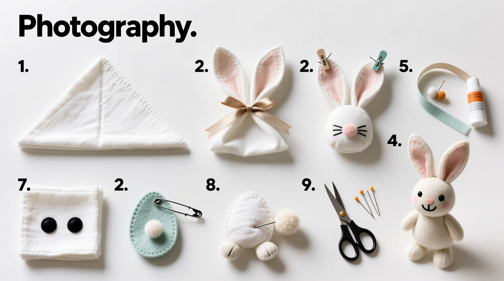 how to make washcloth easter bunnies