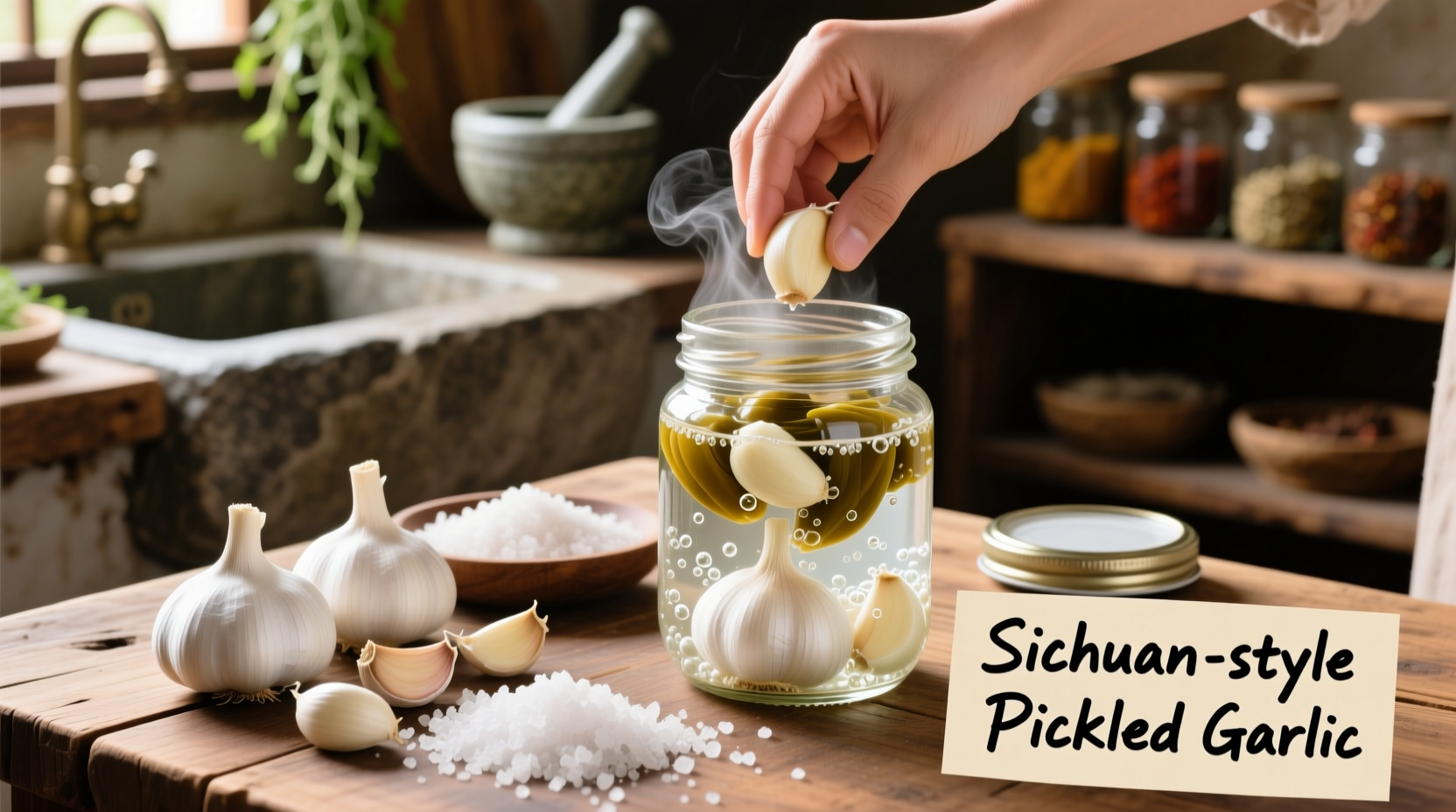 how to pickle garlic recipe