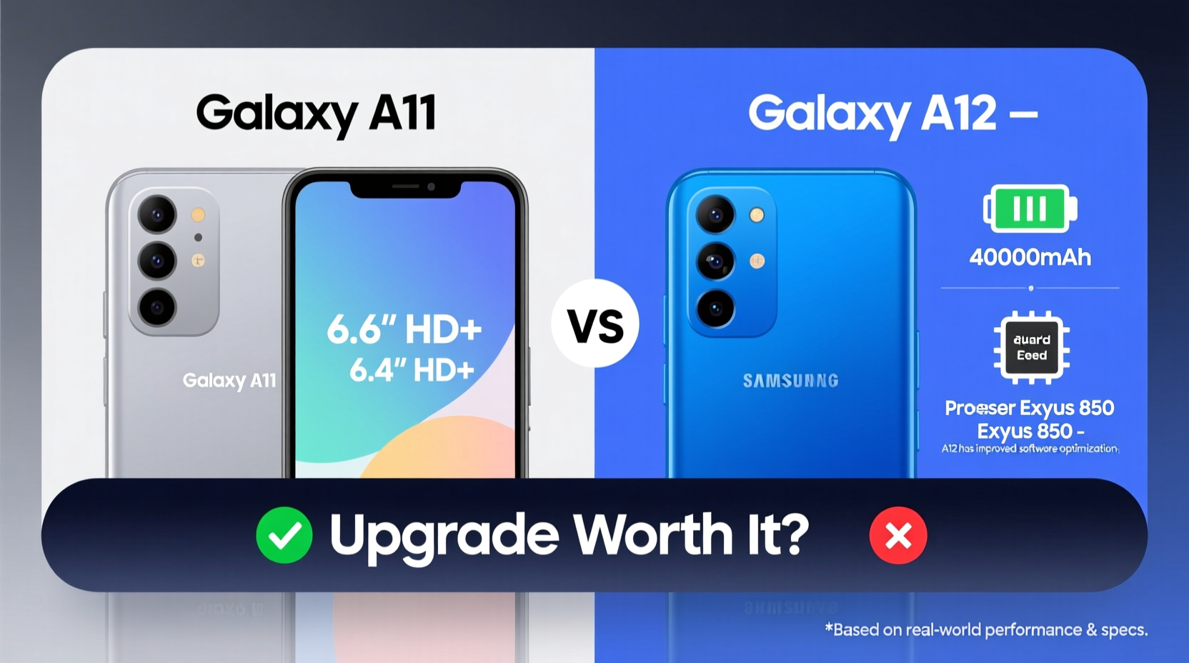 samsung a12 vs a11 is it worth upgrading or is it just marketing fluff