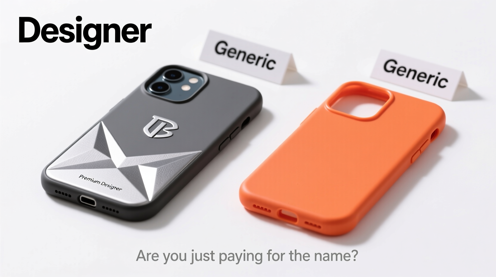 designer iphone cases vs generic are you just paying for the name