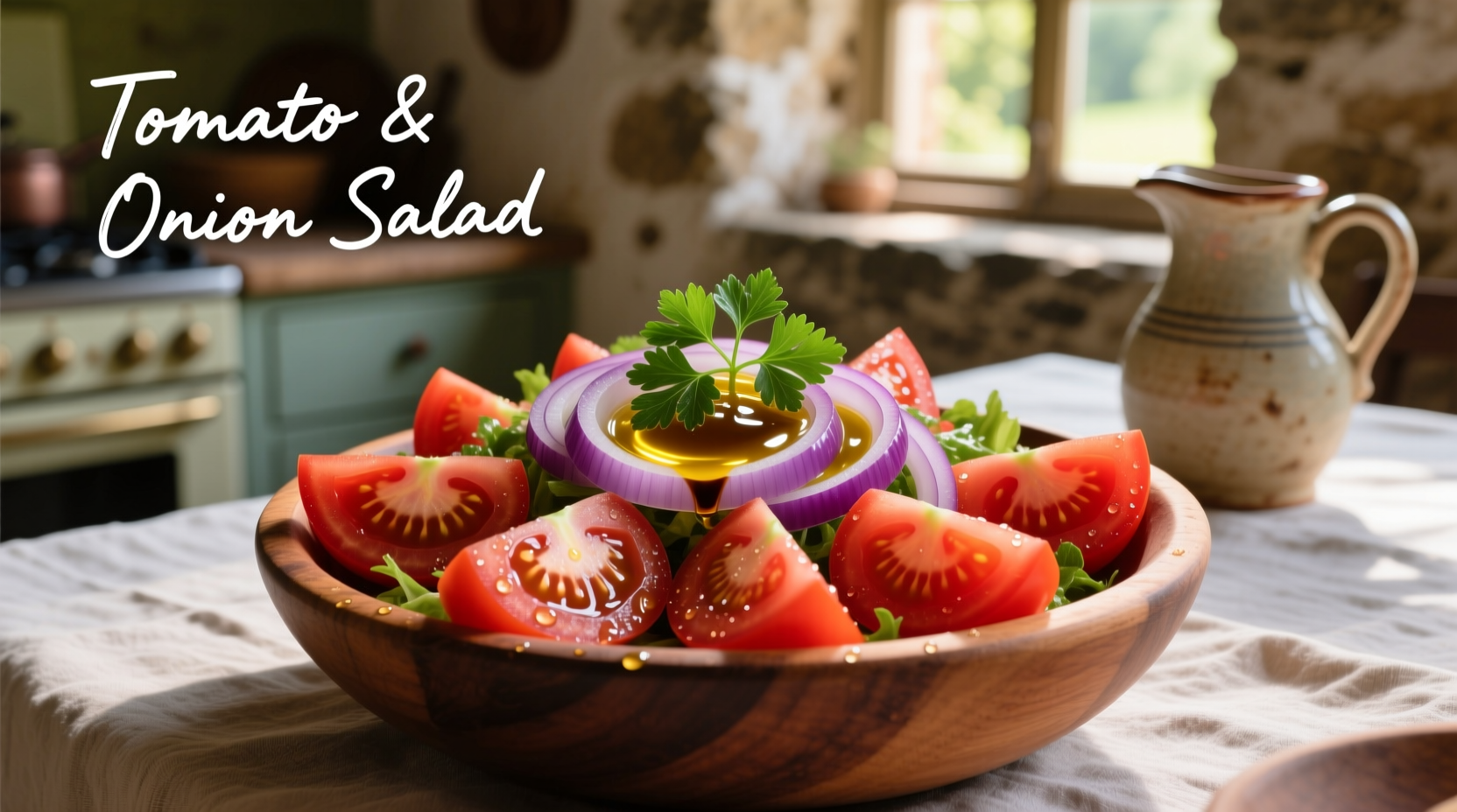 Perfect Tomato and Onion Salad Recipe in 5 Minutes