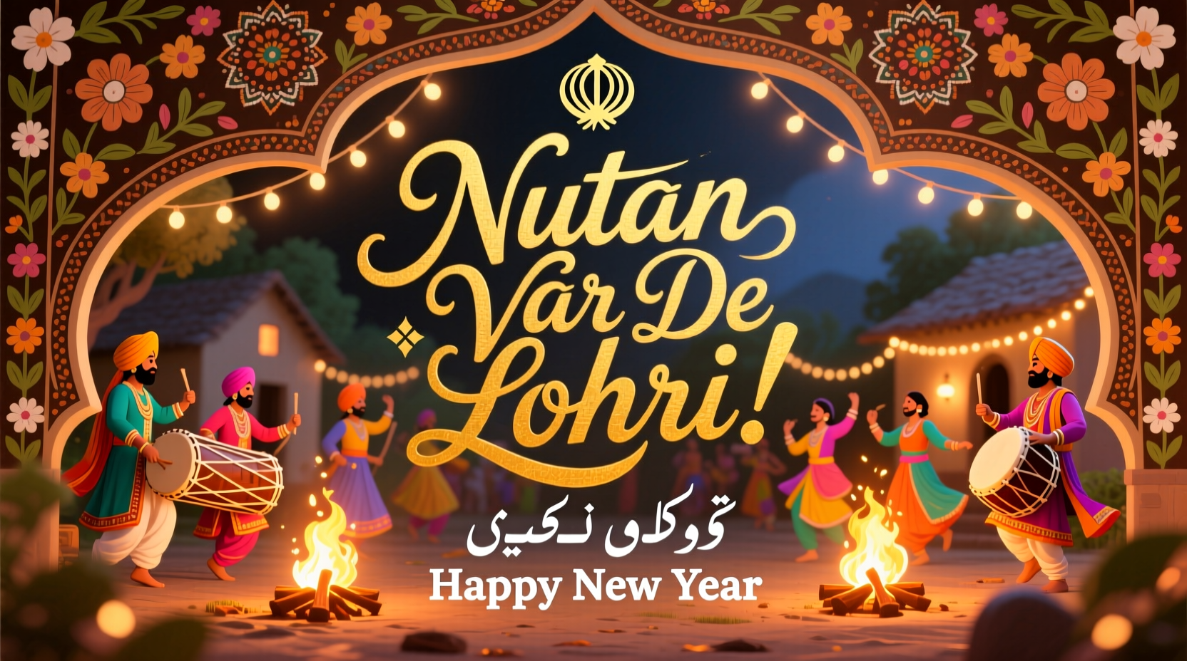 how do you say happy new year in punjabi