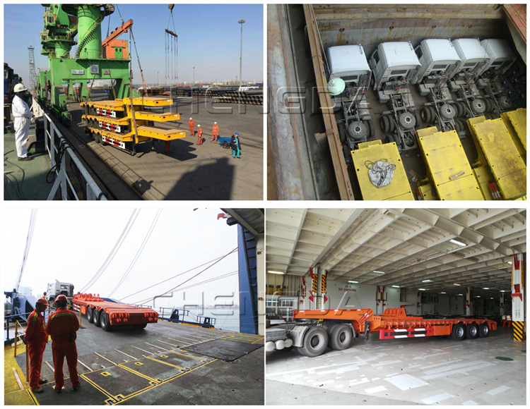 50 Ton Flatbeds Shipping Modes