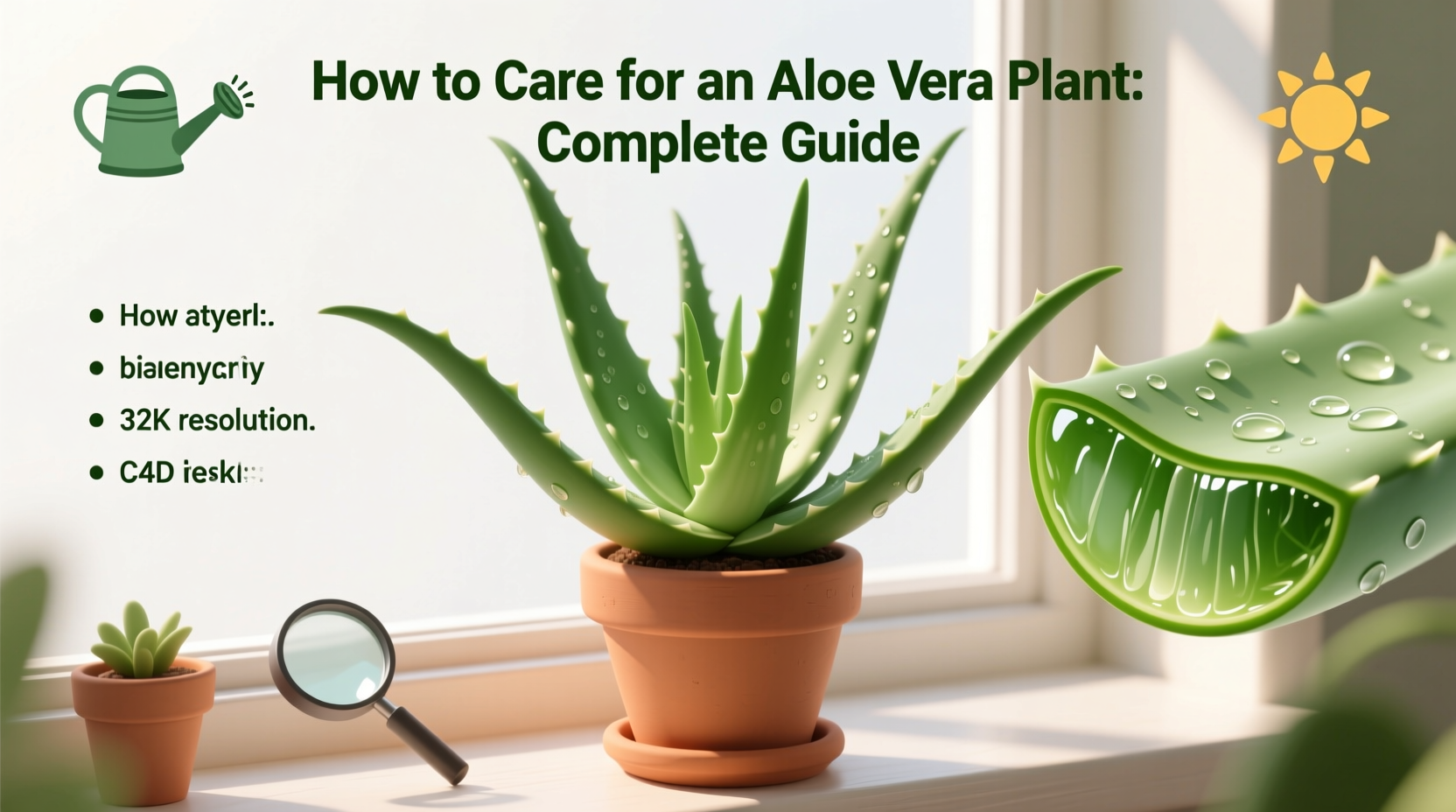 how to care for an aloe vera plant