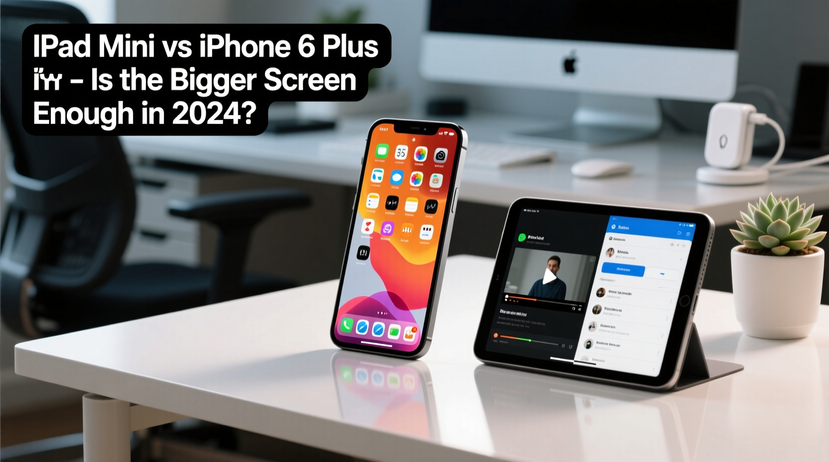 ipad mini vs iphone 6 plus in 2024 is the bigger screen of the iphone enough