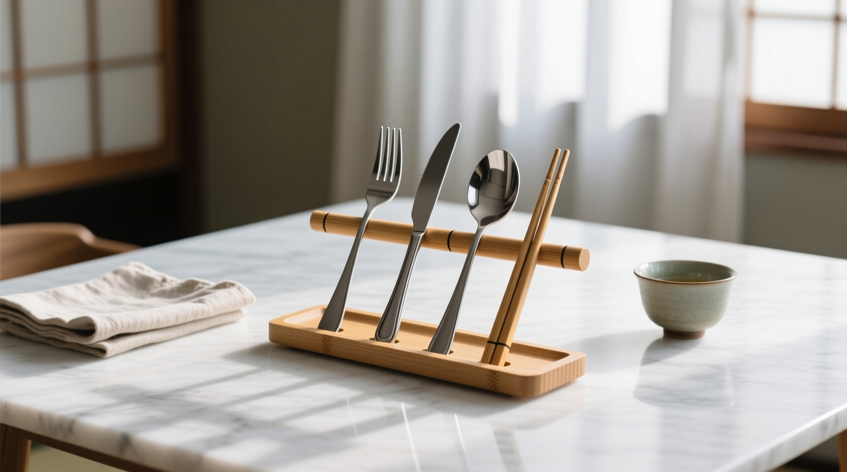 chopstick holder or flatware organizer which one actually looks better on the table