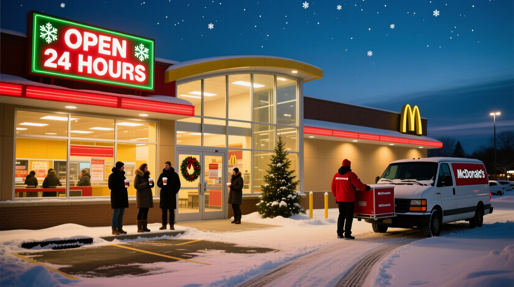 which mcdonalds is open on christmas day