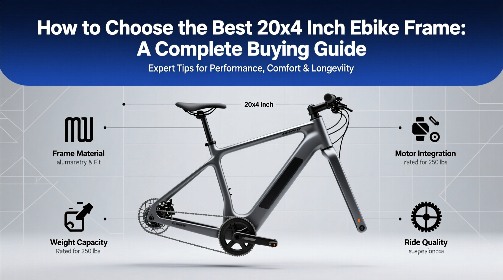 How to Choose the Best 20x4 Inch Ebike Frame: A Complete Buying Guide