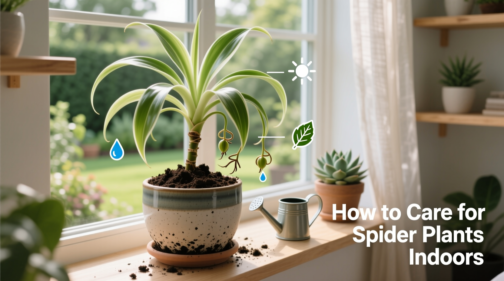 how to care for spider plants indoor