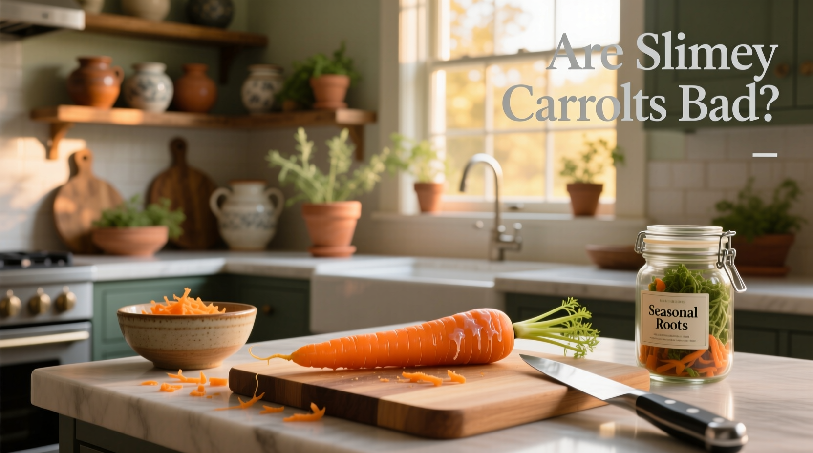 are slimy carrots bad