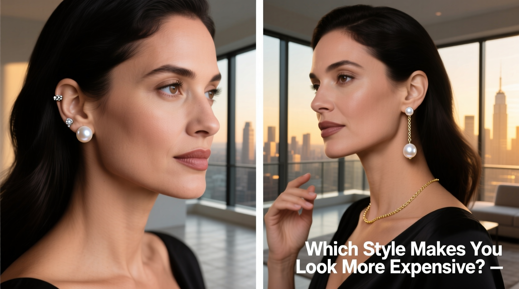 pearl studs vs drop earrings which style makes you look more expensive 2