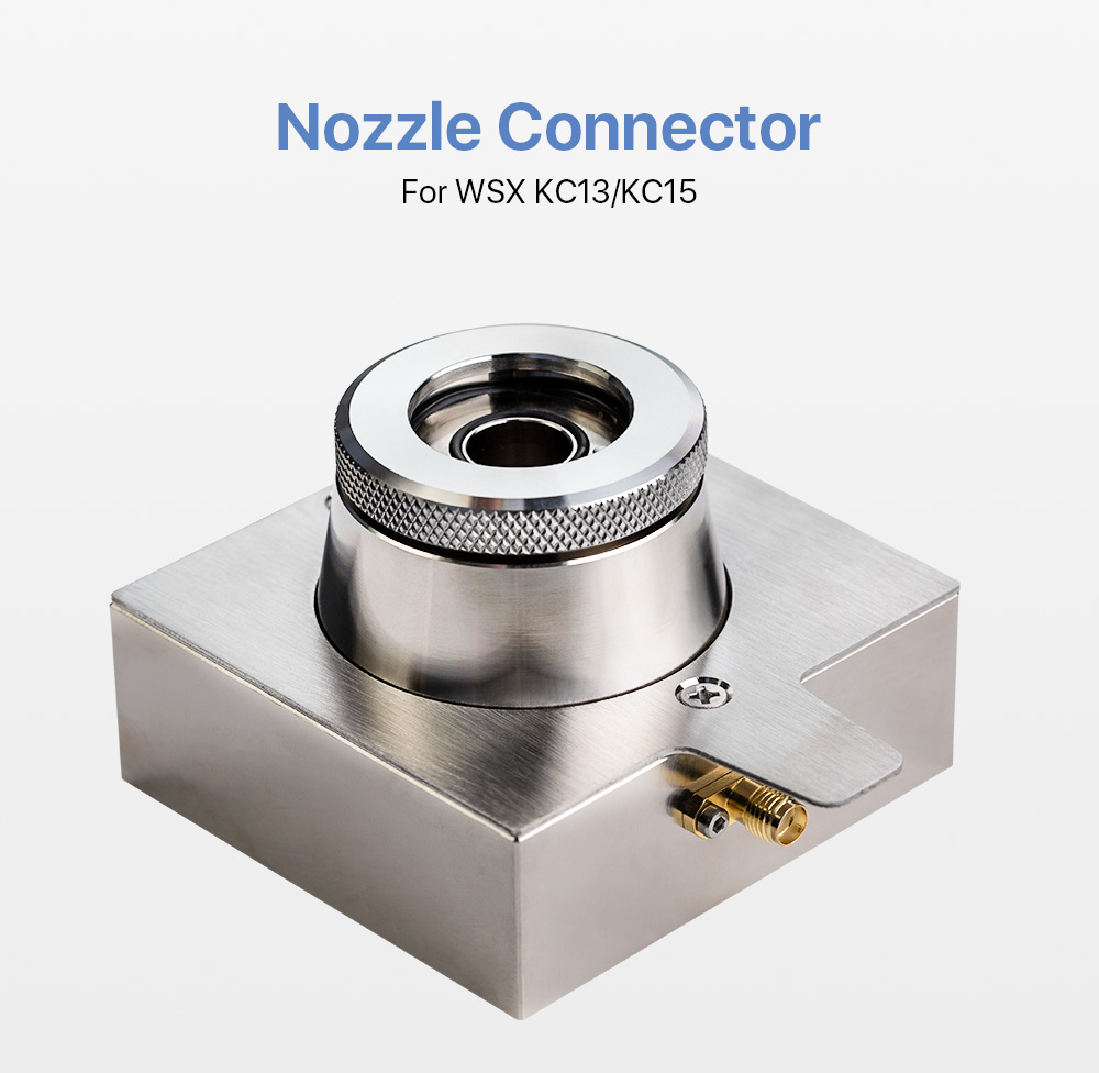 Cloudray BM132 Precitec CM2 Lightcutter Nozzle Connector And WSX KC13/KC15 Sensor Assembly