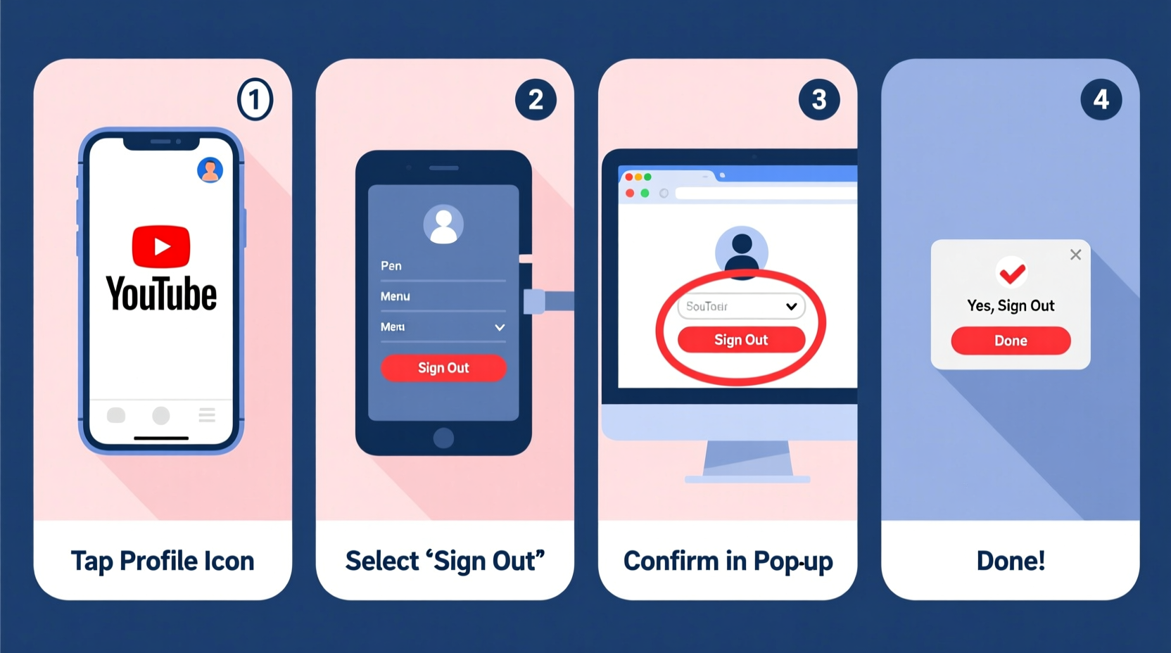 how to easily sign out of youtube on any device a step by step guide 2