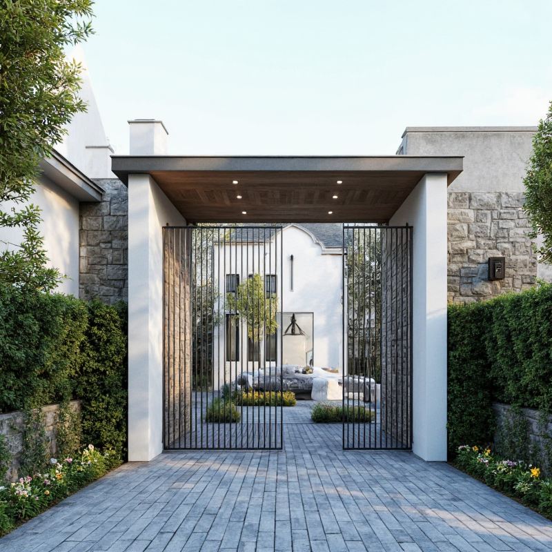 Driveway Gates for Color, application: gate, featuring vibrant hues and intricate patterns.