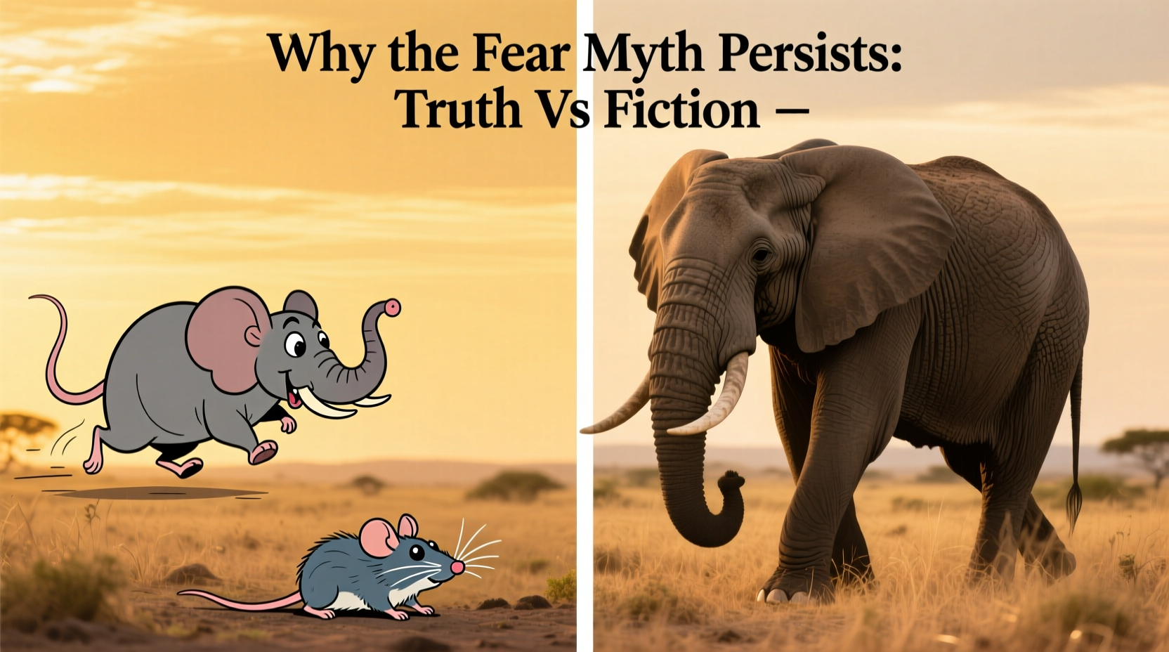 elephants and mice why the fear myth persists truth vs fiction