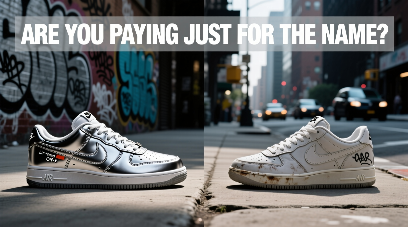designer sneakers vs generic are you paying just for the name