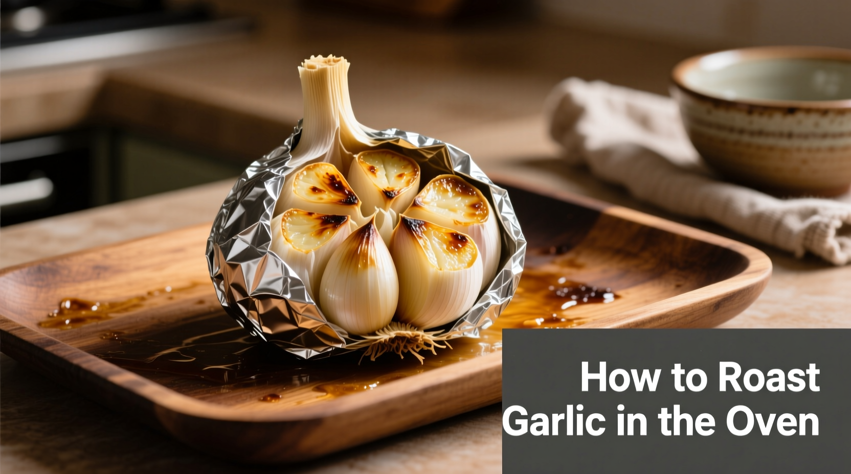 Perfect Oven-Roasted Garlic: Simple 4-Step Method