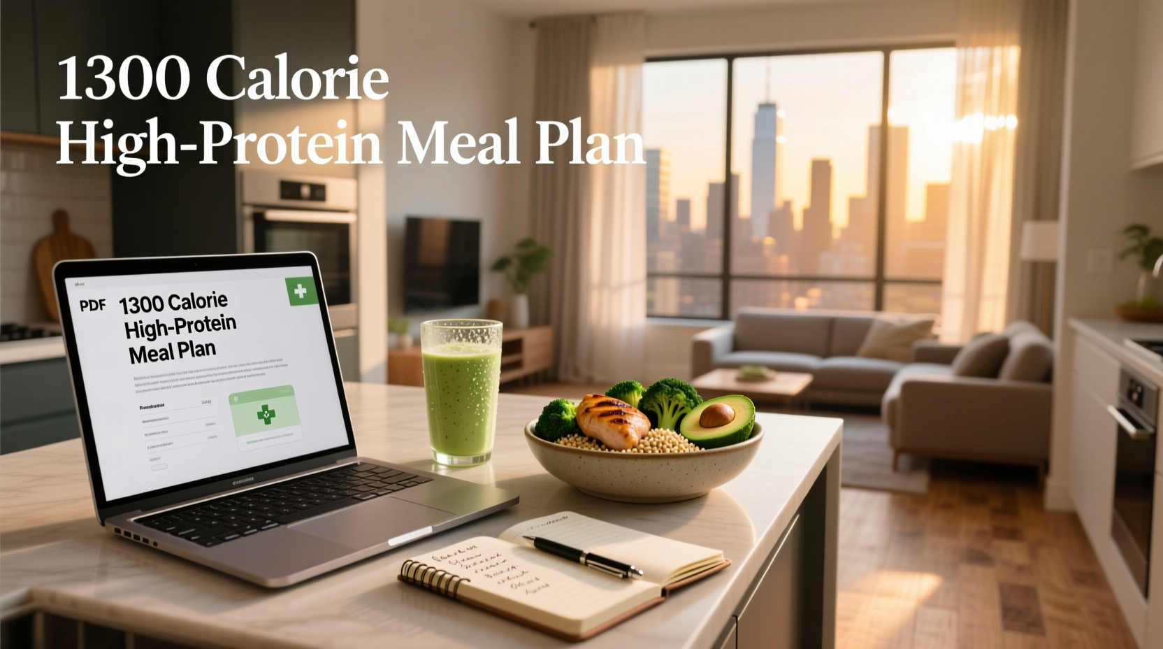 1300 calorie high protein meal plan guide