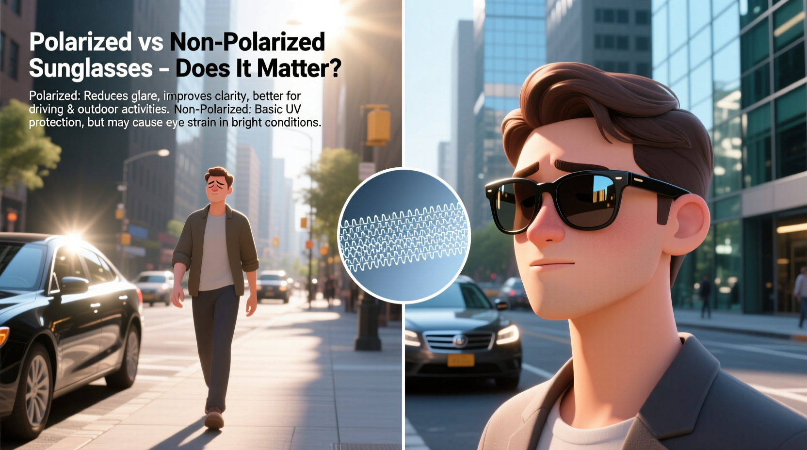 polarized vs non polarized sunglasses does it actually make a difference for everyday use