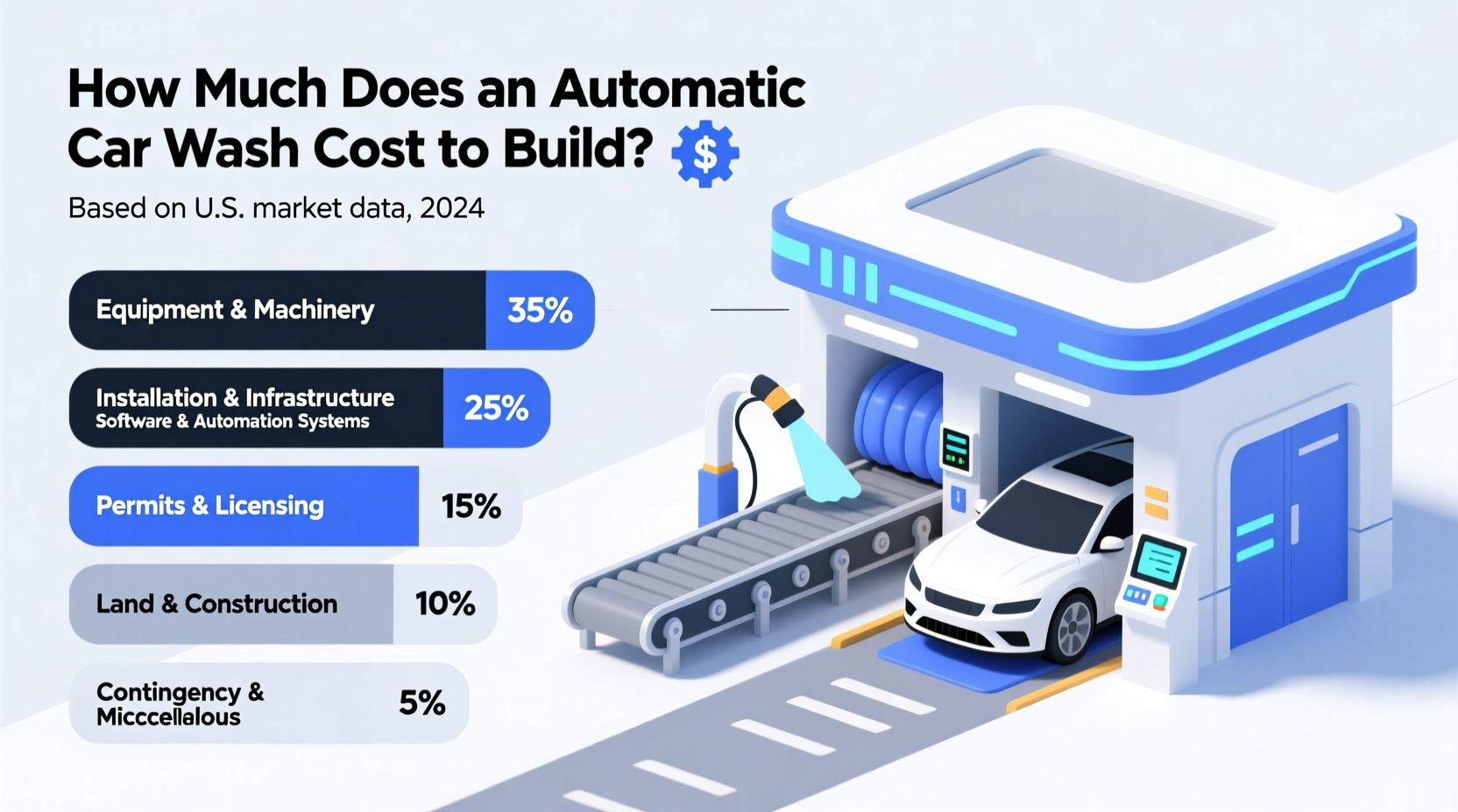 how much does an automatic car wash cost to build