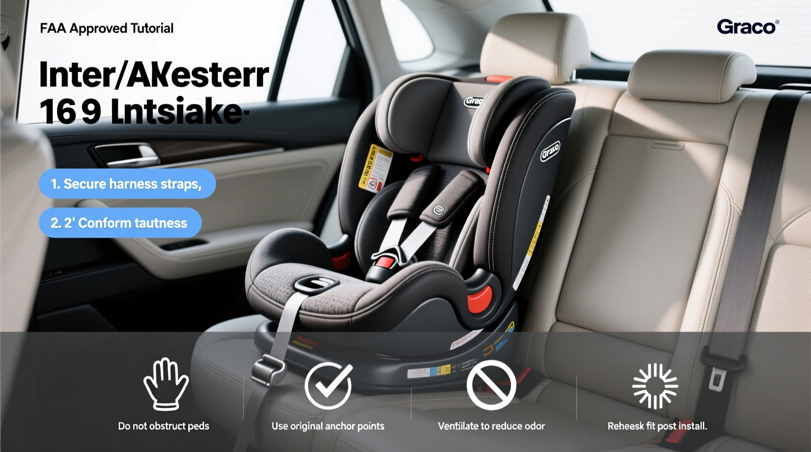 faa approved car seats graco