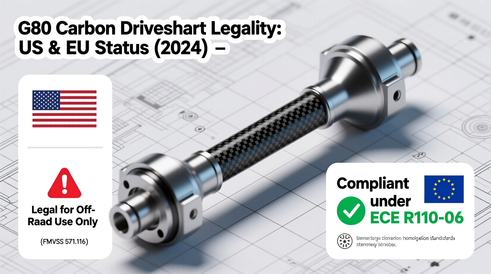 g80 carbon driveshaft legality